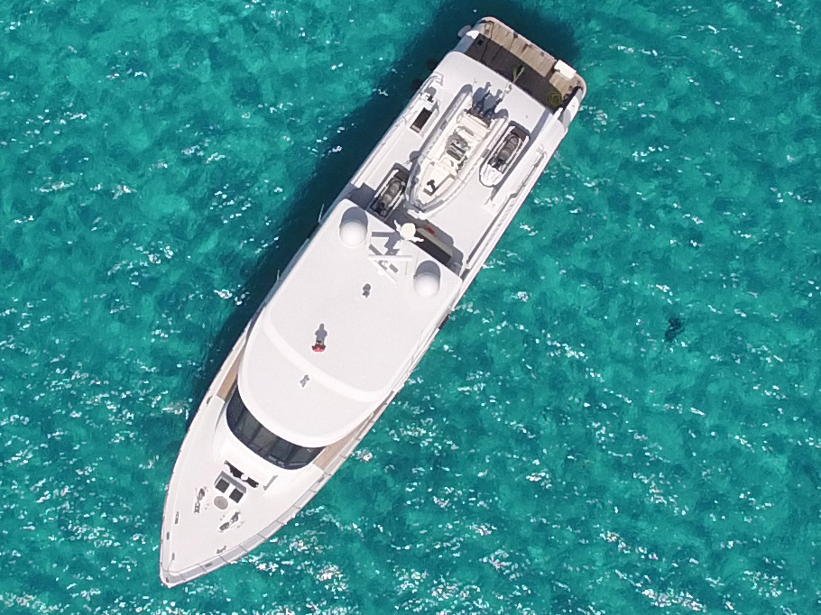 Yacht  REFLECTIONS - Aerial