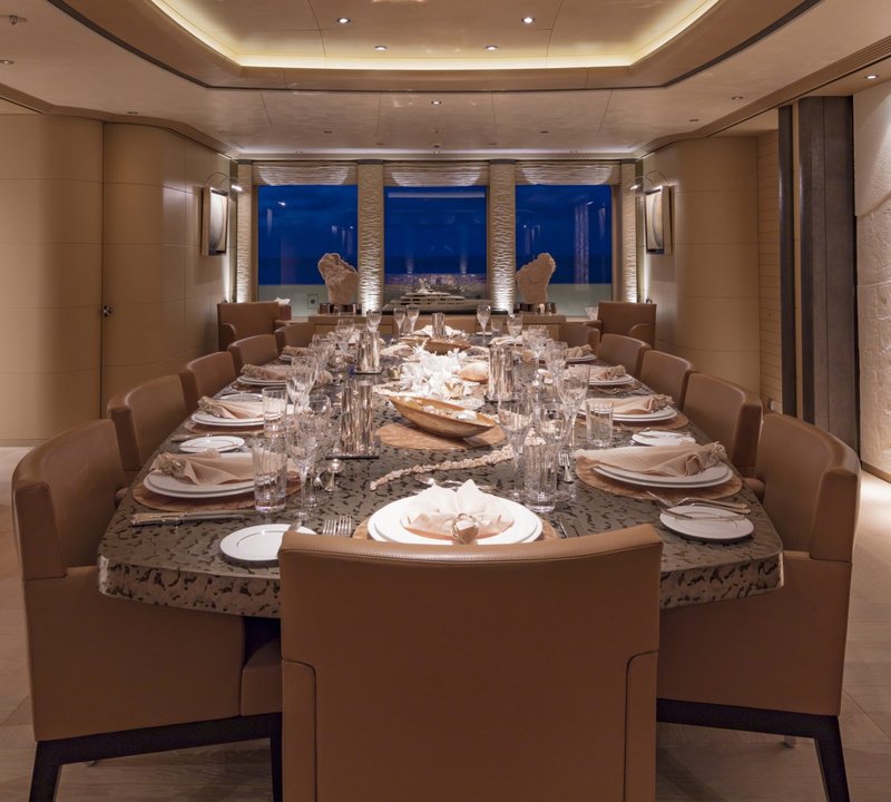 Yacht RoMEA By Abeking & Rasmussen - Dining