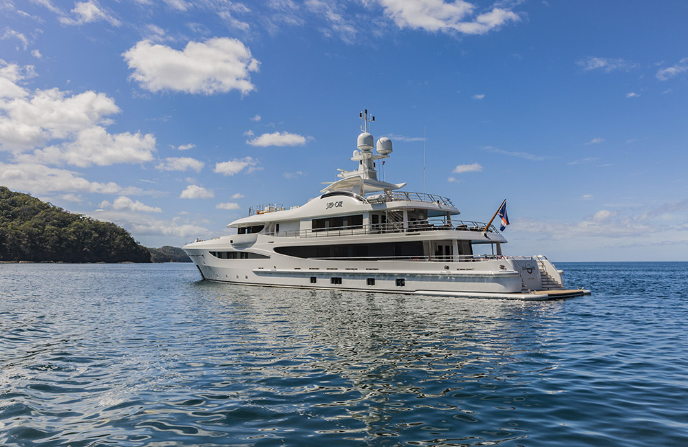 Yacht STEP ONE An Amels 180 LE - Aft Profile