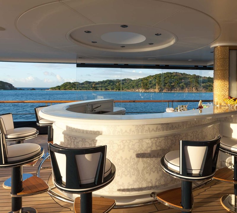 Yacht Solandge - Owner Deck Bar