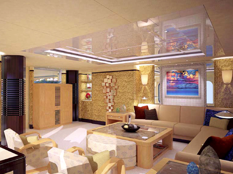 Yacht Sycara V - Lounge - Saloon