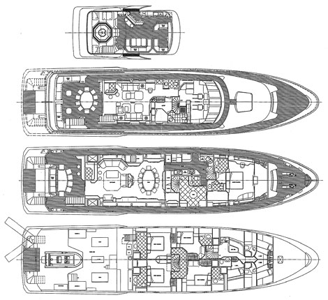 Yacht VICTORIA DEL MAR - Layout