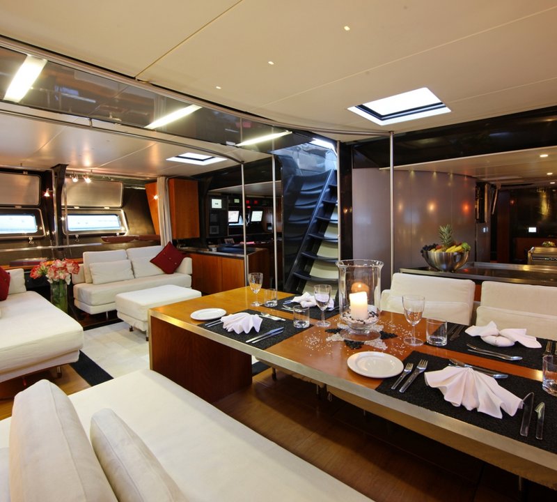 Yacht Wally B Salon
