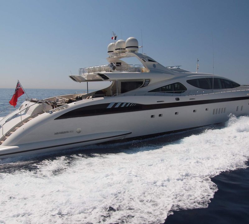 Yacht ZEUS By Overmarine Mangusta - Speed, Underway Profile