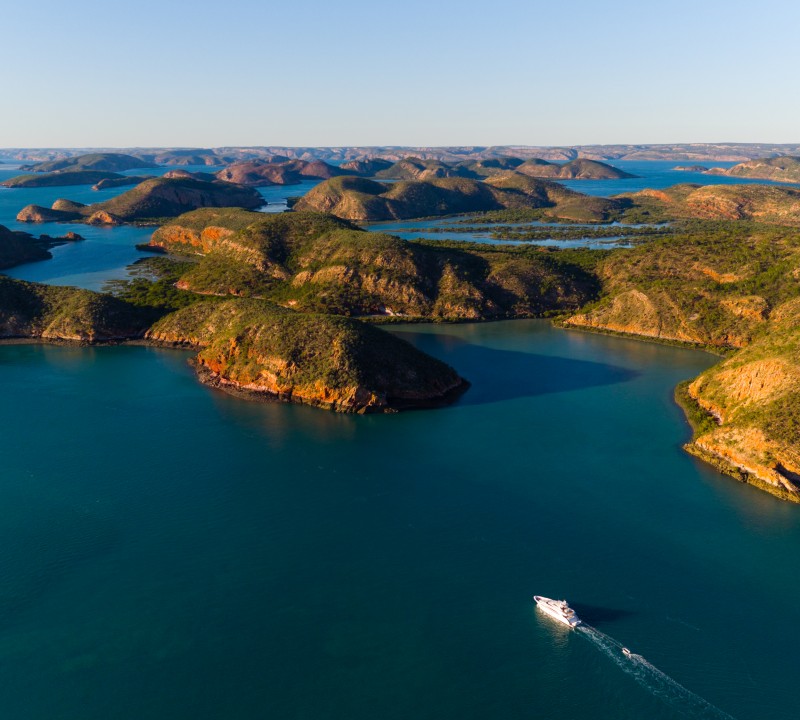 Aerial View The Kimberley - Vulture - Horizontal Falls