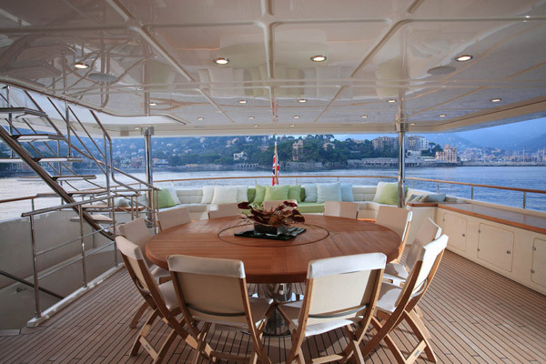 Aft Alfresco Dining Area
