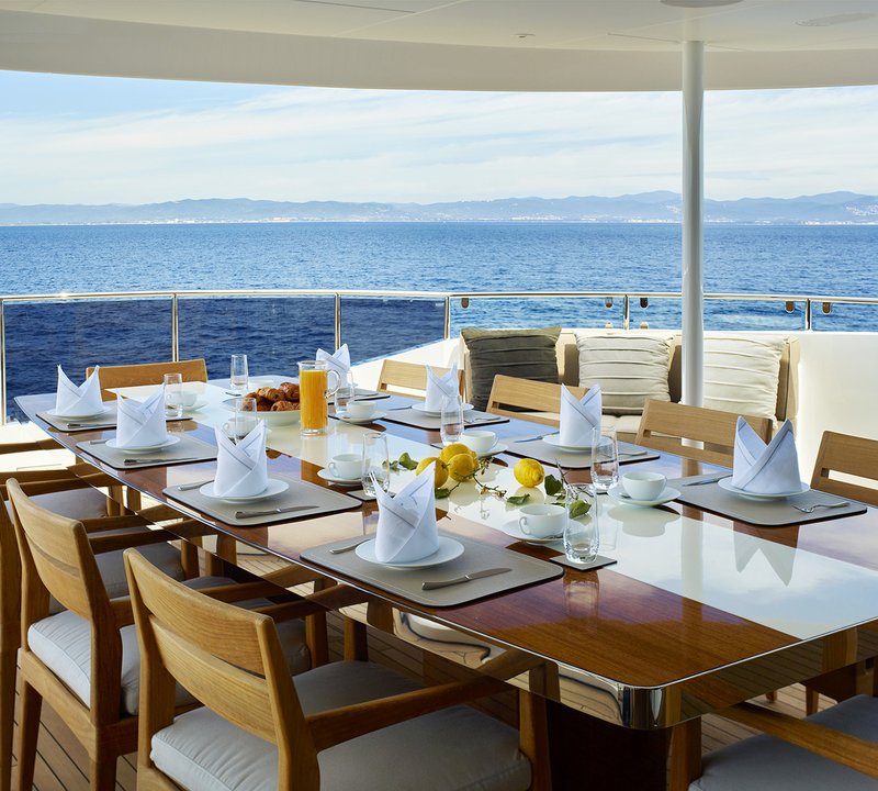 Aft Deck Al Fresco Dining Area