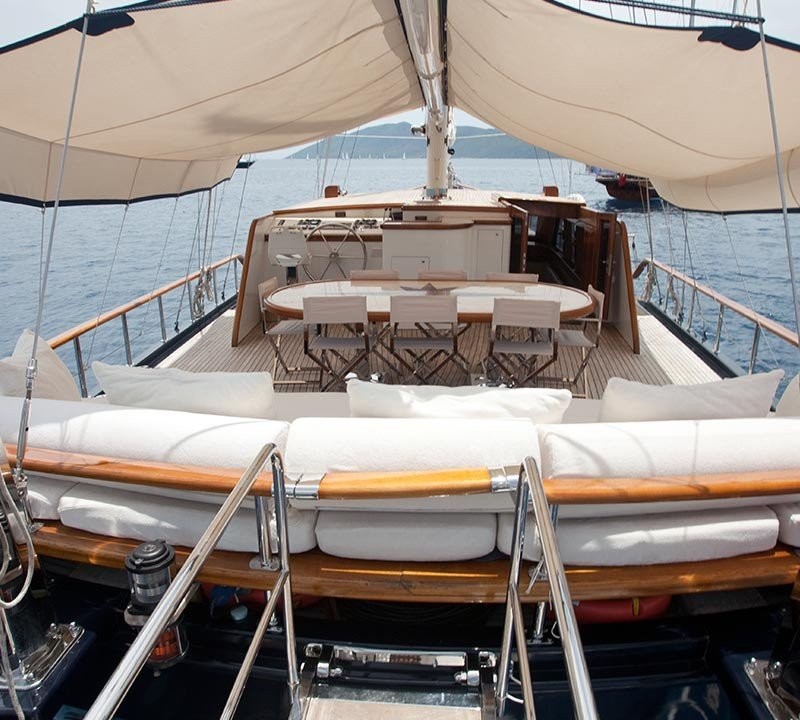 Alfresco Dining Area On Deck