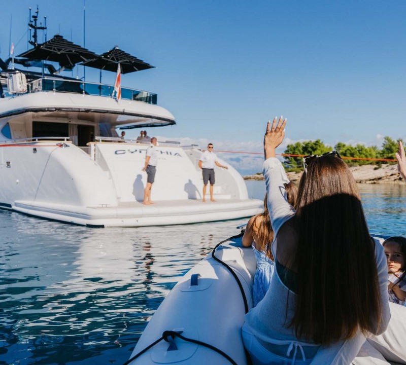 Arriving To The Yacht