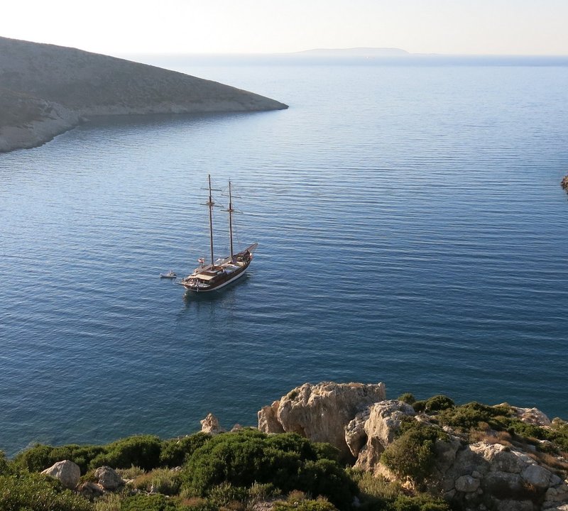 At anchor
