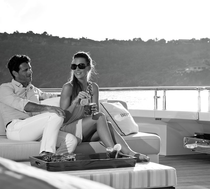 Couple Aboard 66m Superyacht