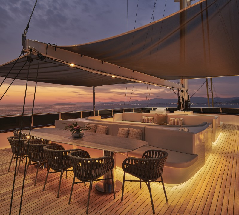 Deck In The Evening
