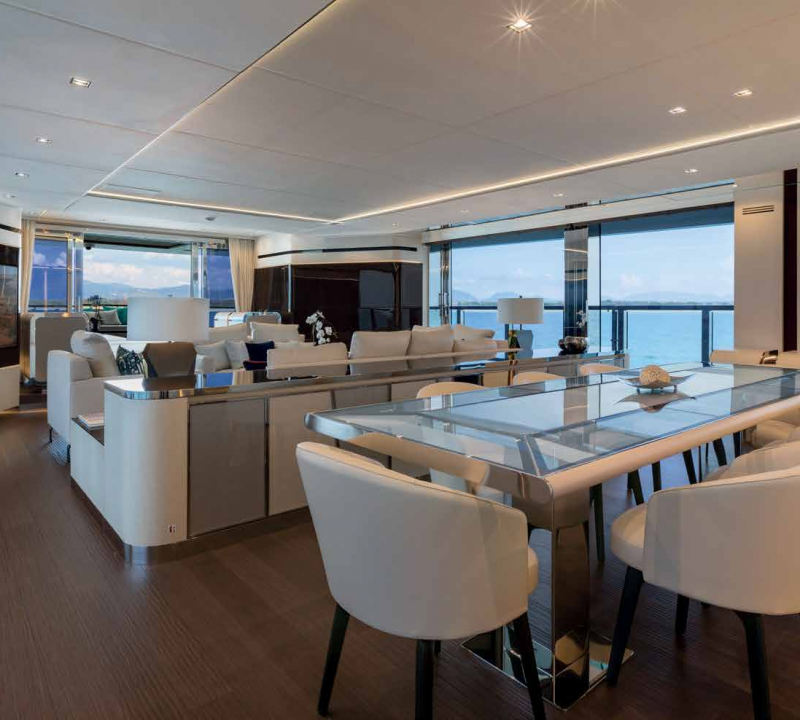 Dining Area In The Main Saloon