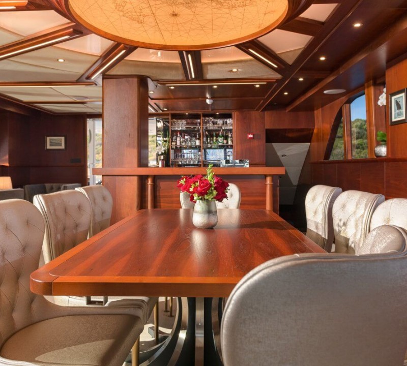 Dining Area In The Saloon