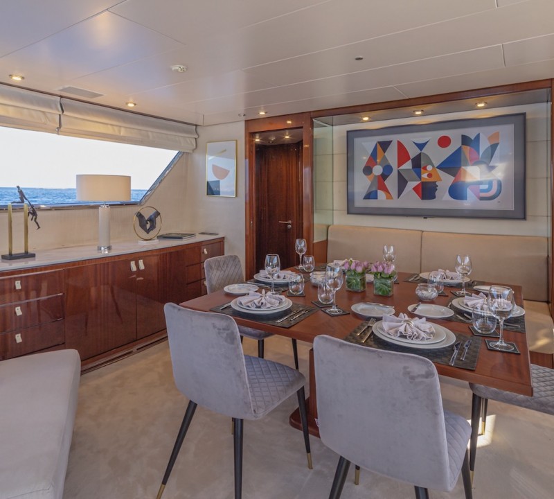Dining Area In The Saloon