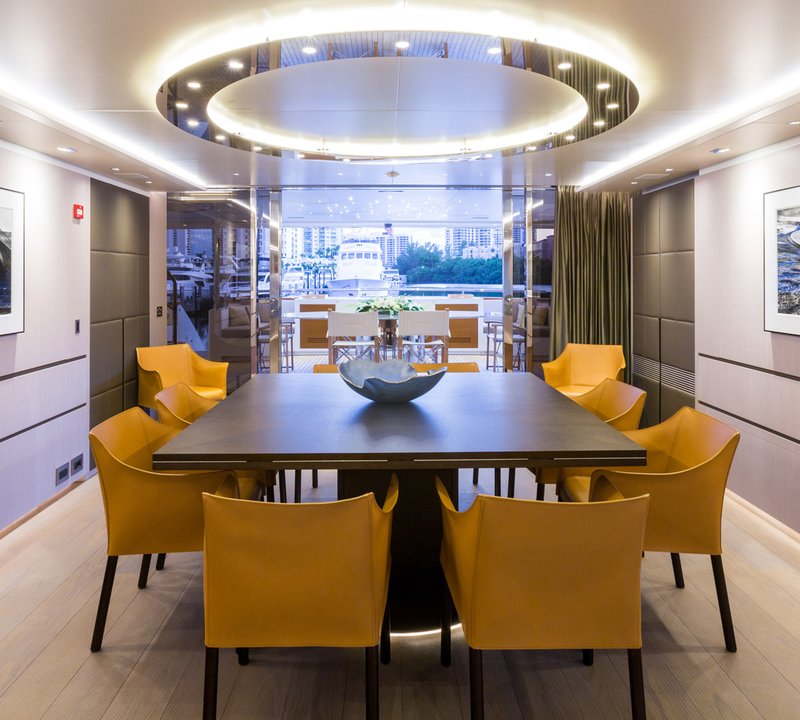 Dining Area Looking At The Main Aft Deck