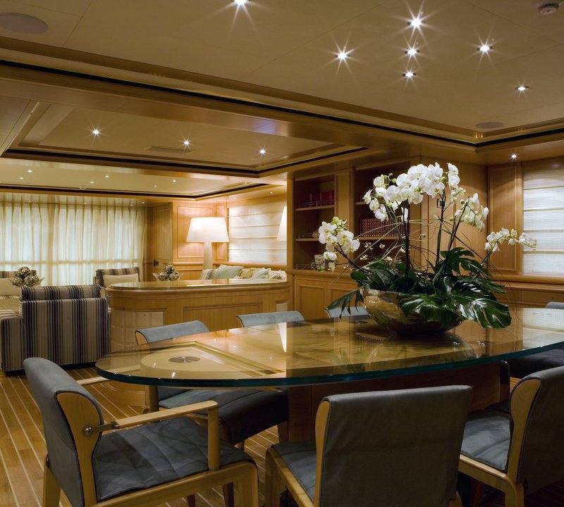 Dining Room Opened Onto The Saloon Area