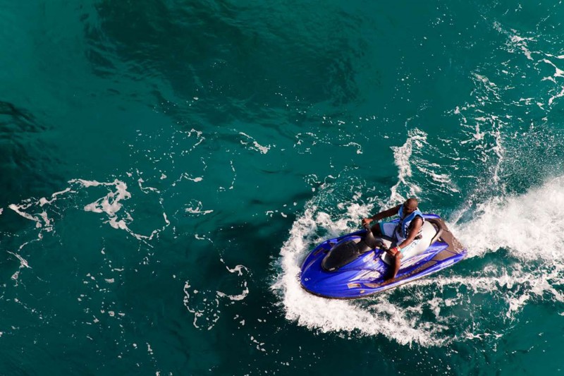 Enjoying The Jet Ski