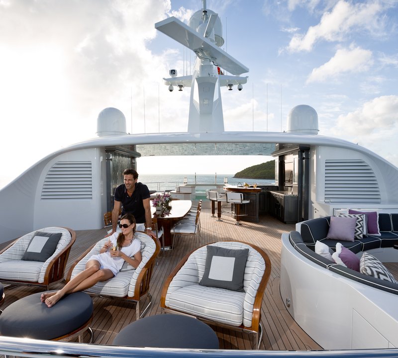 Enjoying The View From The Sun Deck