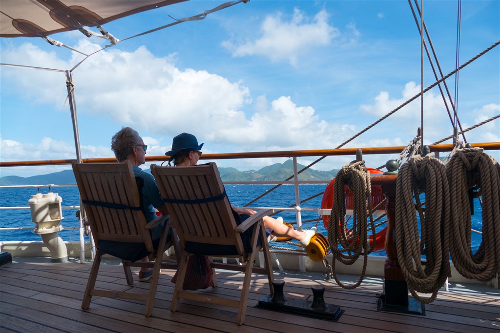 Enjoying The Views On Deck