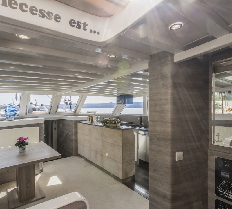 Interior Of The Yachht