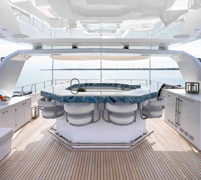 Jacuzzi On Sun Deck