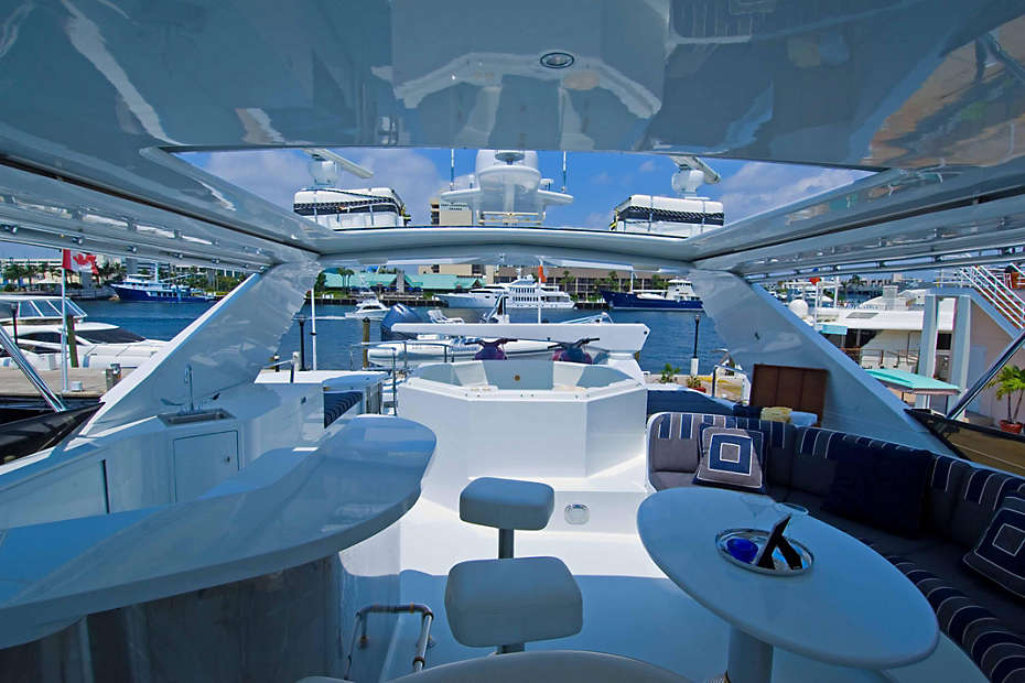 Lady Sharon Gale Yacht Sundeck