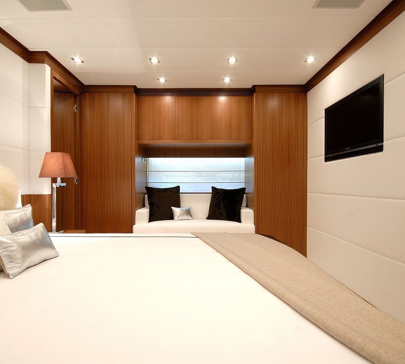 Large Double And Seating In Cabin