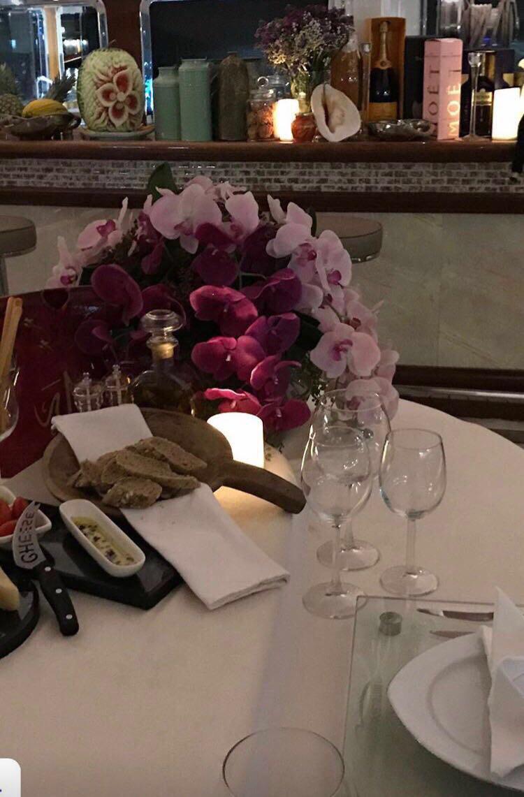 Lifestyle Evening Dining Set Up