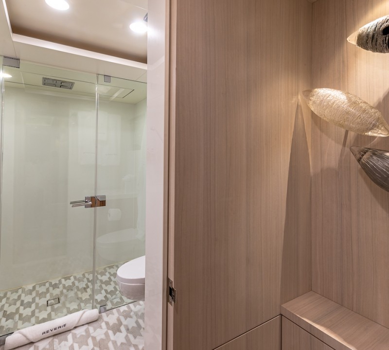 Lower Deck Double Stateroom Bathroom