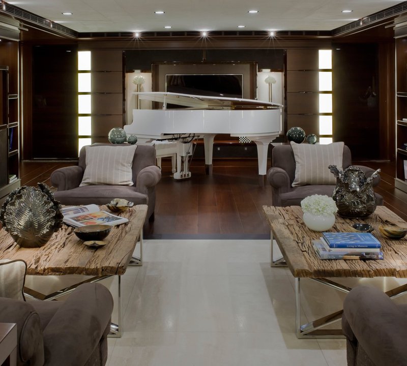 Main Saloon With The Piano Aft