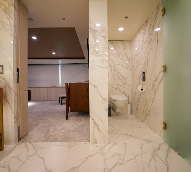 Master Ensuite Bathroom Looking Into The Bedroom