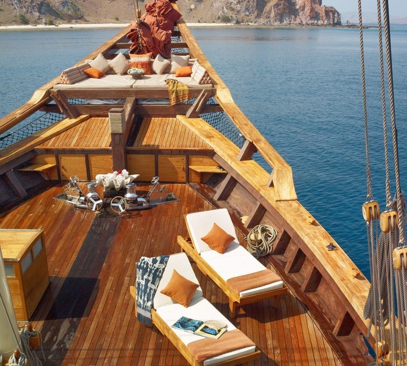 Ready To Sunbathe Out On The Foredeck