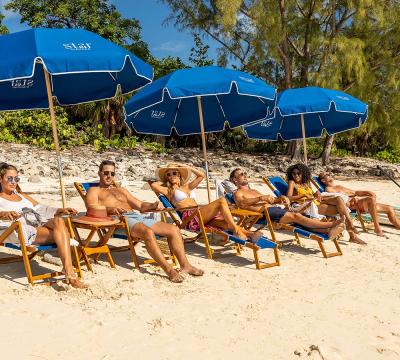 Relaxing On The Beach