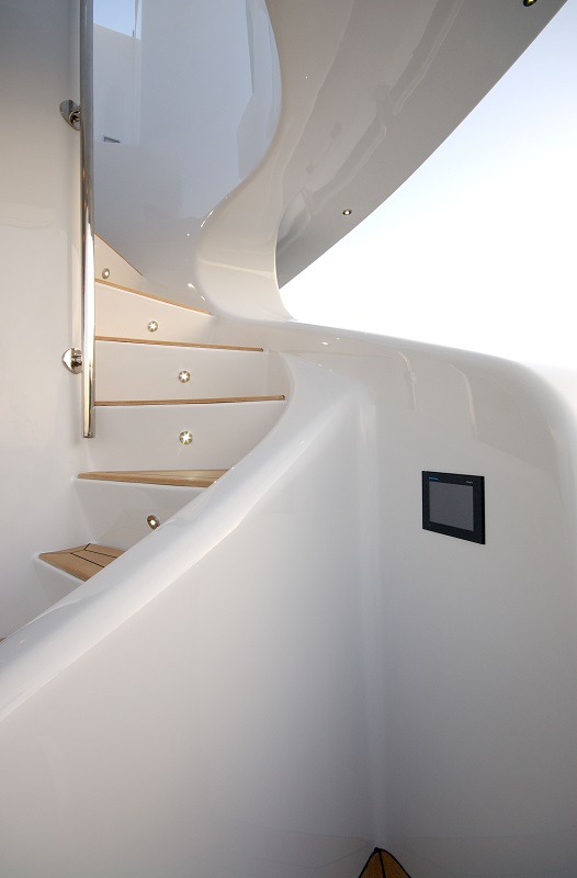 Stairs From Aft Deck