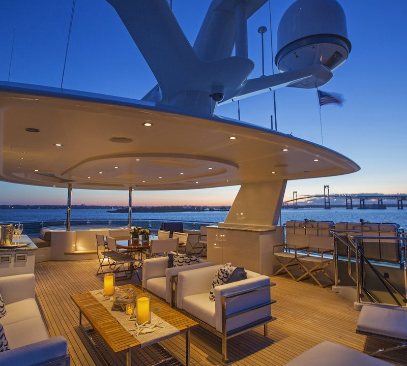 Sun Deck In The Evening