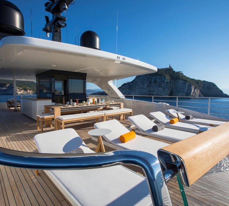 Sun Deck Sunbathing Area