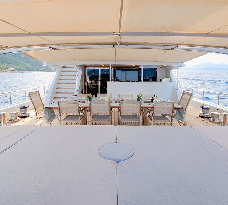 Sunbathing And Dining Area