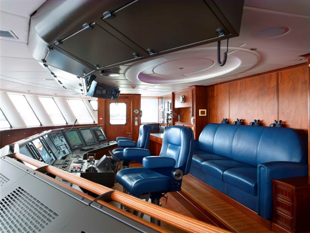 Superyacht Samar Interior Bridge