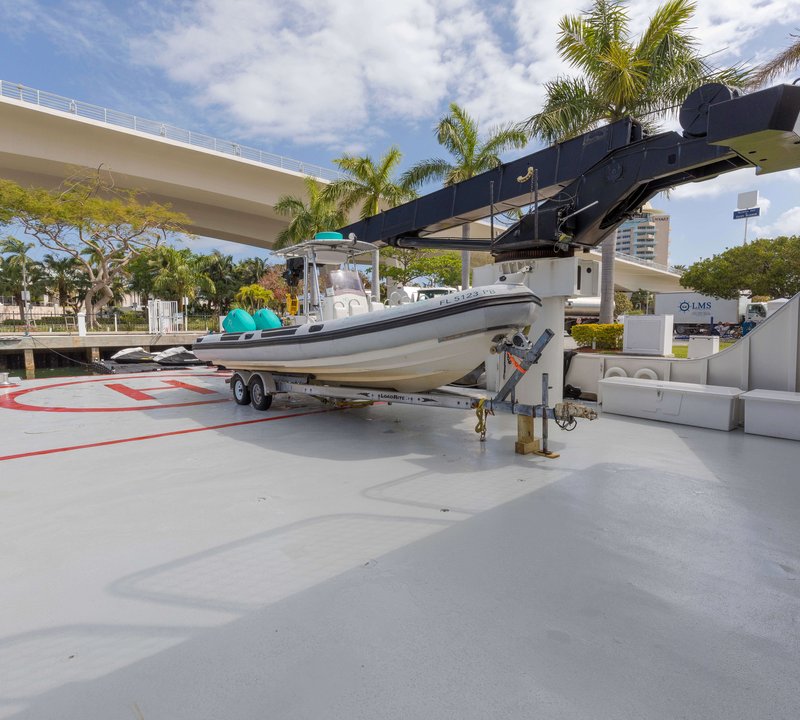 Tender On Helipad