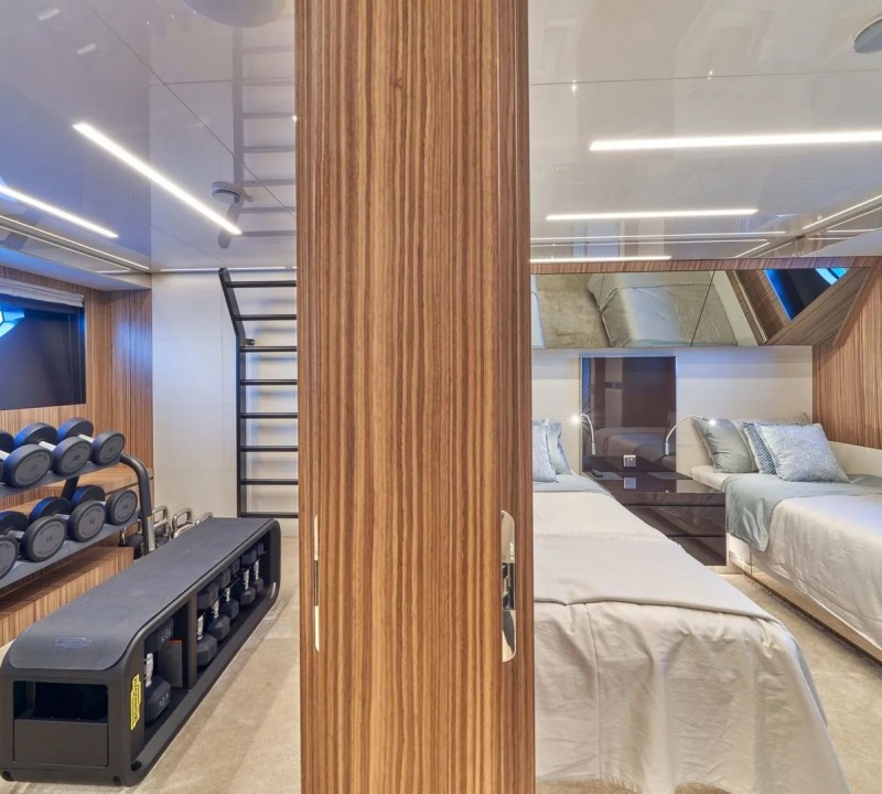 Twin Cabin And Gym