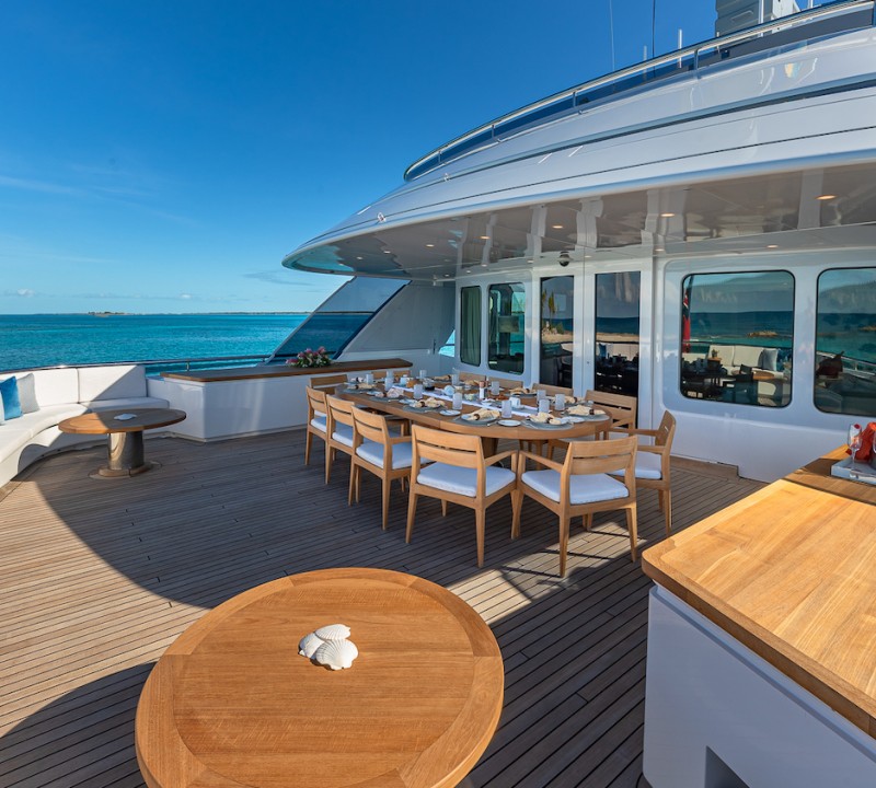Upper Deck Exterior Dining And Seating