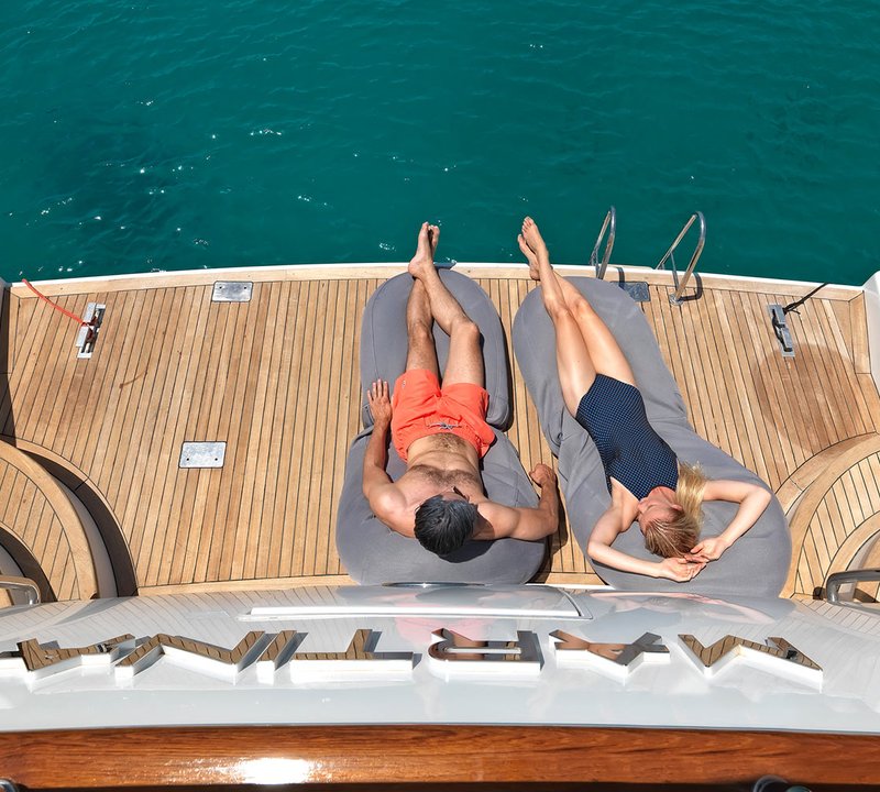 Yacht Martina Swim Platform Sunbathing