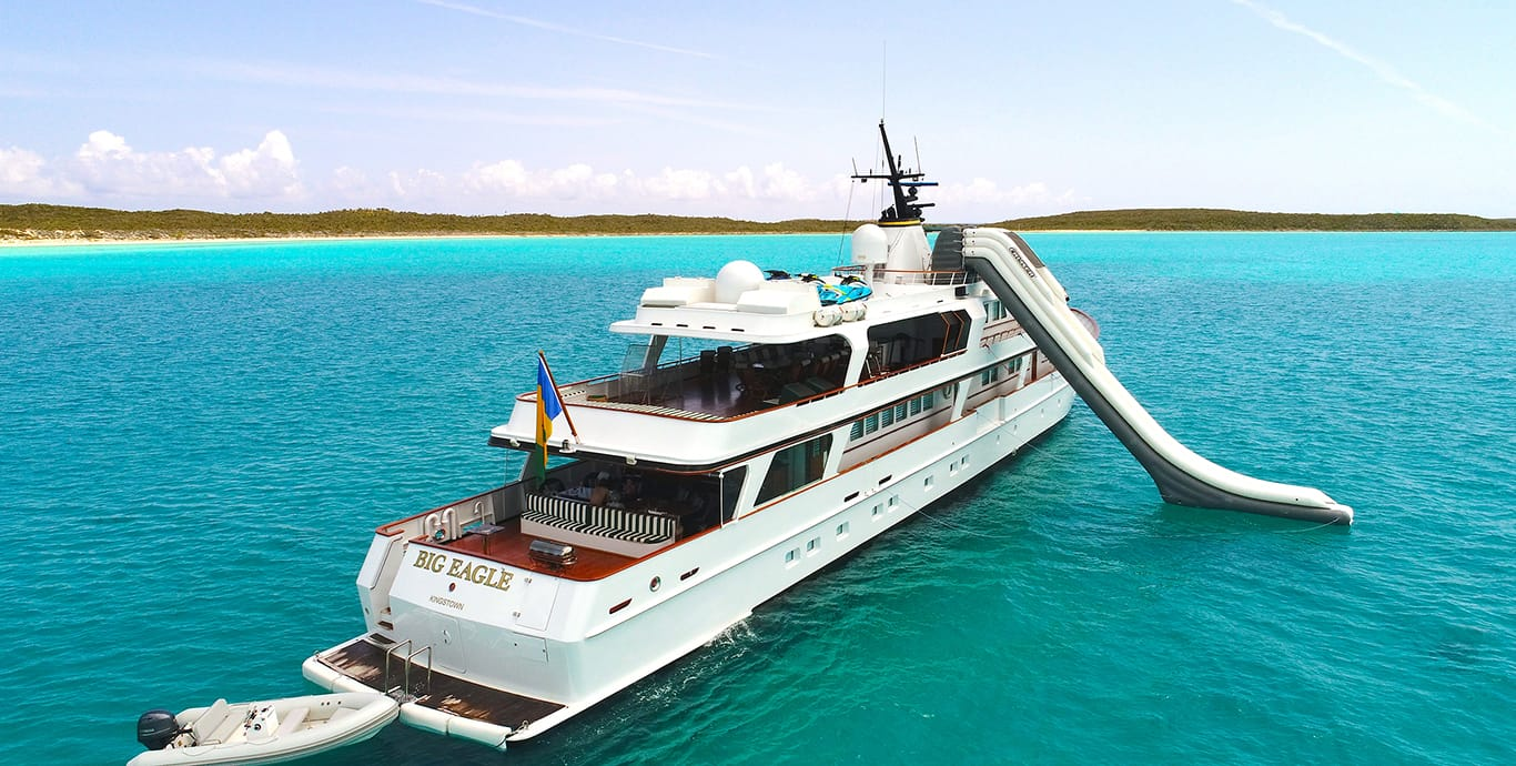 Yacht With A Slide
